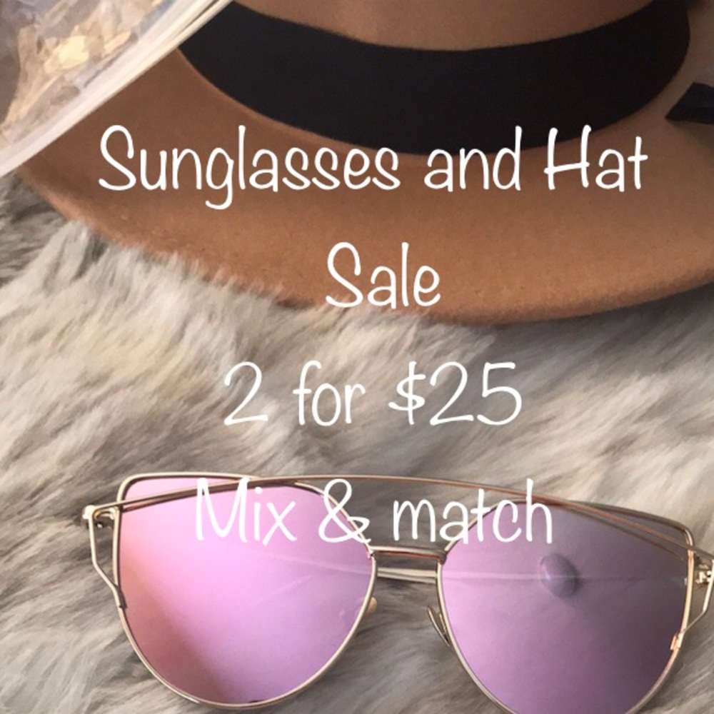 Mix and match sale sunglasses and hats